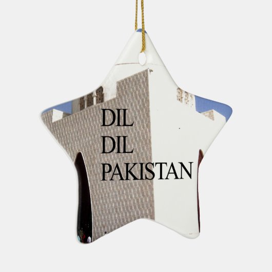 Ornement En Céramique Dil Dil Pakistan Hakuna Matata (Droite)