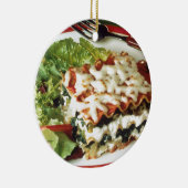 Ornement En Céramique Dîner de lasagne (Droite)