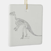 Ornement En Céramique Dinosaur Skeleton Art (Droite)