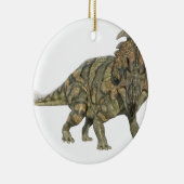 Ornement En Céramique Dinosaure d'Albertaceratops regardant à l'avant (Droite)