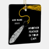 Ornement En Céramique Diplôme avancé Keepsaké Cadeau (Droite)