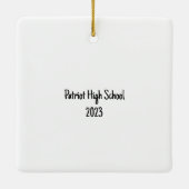 Ornement En Céramique Diplôme d'études supérieures Cap Fun Faits (Dos)