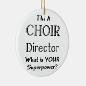 Ornement En Céramique Directeur de chorale (Droite)