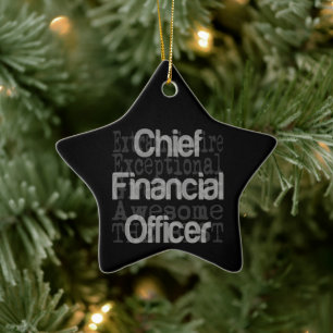 Ornement En Céramique Directeur financier Extraordinaire