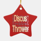 Ornement En Céramique Discus Thrower Extraordinaire (Dos)