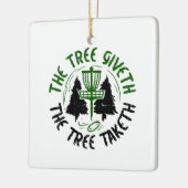 Ornement En Céramique Disk Golf (Gauche)