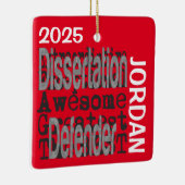 Ornement En Céramique Dissertation Defender Extraordinaire CUSTOM (Droite)