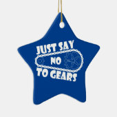 Ornement En Céramique Dites Non Aux Engrenages (Droite)