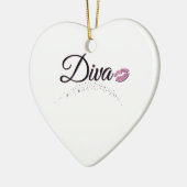 Ornement En Céramique Diva (Gauche)