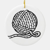 Ornement En Céramique Diva de Knit (Dos)