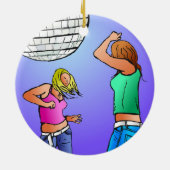 Ornement En Céramique Divas de disco (Dos)