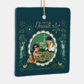 Ornement en céramique Diwali (Droite)