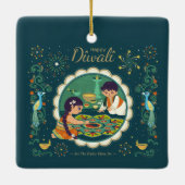 Ornement en céramique Diwali (Dos)