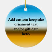 Ornement En Céramique Dix commandements de la Sainte Bible, la loi de (Dos)