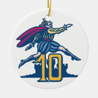 Ornement En Céramique Dix seigneurs un-Sauter