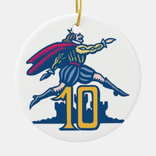 Ornement En Céramique Dix seigneurs un-Sauter (Devant)