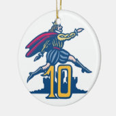 Ornement En Céramique Dix seigneurs un-Sauter (Gauche)