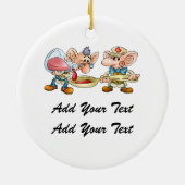 Ornement En Céramique Docteur - SRF (Dos)