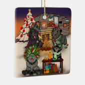 Ornement En Céramique Doggy Trailer Park (Droite)