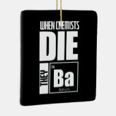Ornement En Céramique Don de scientifique | Chimie (Droite)