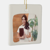 Ornement En Céramique Don Esthétique - Peint (Droite)