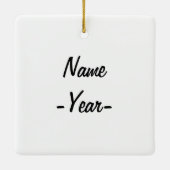 Ornement En Céramique Don Esthétique - Peint (Dos)