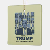 ORNEMENT EN CÉRAMIQUE DONALD TRUMP (Gauche)