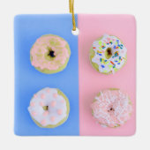Ornement En Céramique Donuts pastel (Devant)