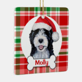 Ornement En Céramique Doodle Dog Ornament (Droite)