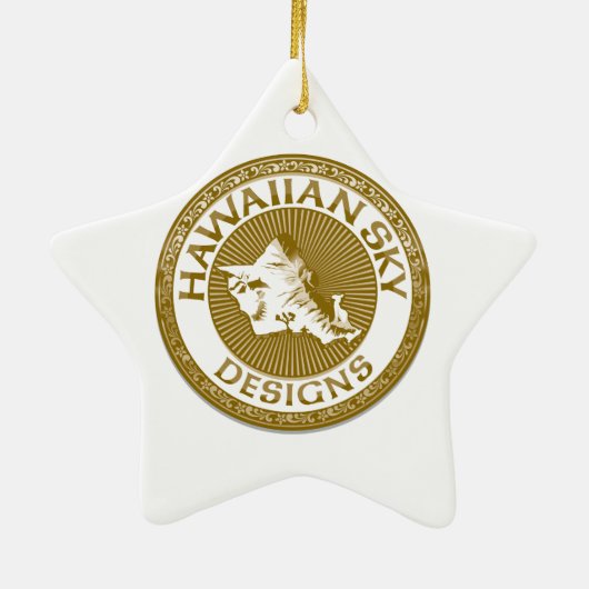 Ornement En Céramique Double vision d'arc-en-ciel (Dos)