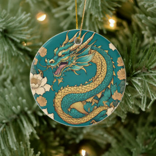 Ornement en céramique Dragon