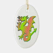 Ornement En Céramique Dragon stylisé (Droite)