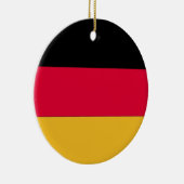 Ornement En Céramique Drapeau allemand (Droite)