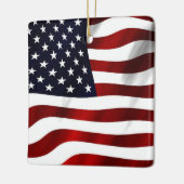 Ornement En Céramique Drapeau américain (Gauche)