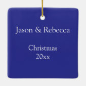 Ornement En Céramique Drapeau américain Lady Liberty (Dos)