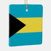 Ornement En Céramique Drapeau Bahamas (Droite)