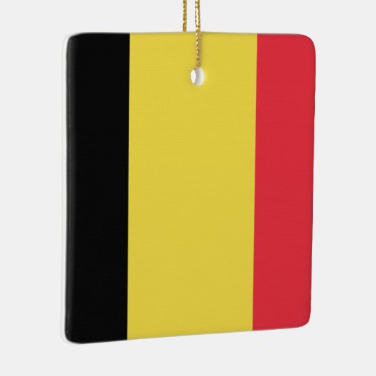 Ornement En Céramique Drapeau belge (Droite)