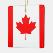 Ornement En Céramique Drapeau canadien (Gauche)