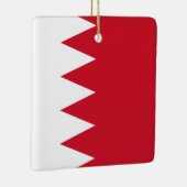Ornement En Céramique Drapeau de Bahreïn (Droite)
