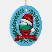 Ornement En Céramique Drapeau de Bulgare de style de vacances (Droite)