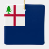Ornement En Céramique Drapeau de Bunker Hill (Dos)
