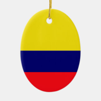 Ornement En Céramique Drapeau de Colombie