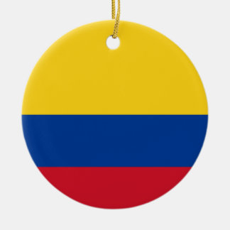 Ornement En Céramique Drapeau de Columbia, République de Colombie