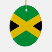Ornement En Céramique Drapeau de la Jamaïque (Droite)