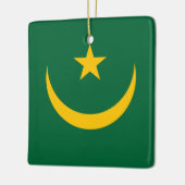 Ornement En Céramique Drapeau de la Mauritanie (Gauche)