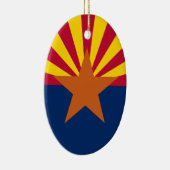 Ornement En Céramique Drapeau de l'Arizona (Droite)