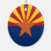 Ornement En Céramique Drapeau de l'État d'Arizona (Gauche)