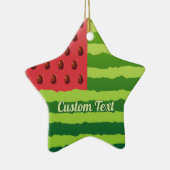 Ornement En Céramique Drapeau de pastèque (Droite)