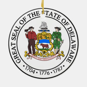 Ornement En Céramique Drapeau de symbole de république de l'Amérique de