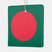 Ornement En Céramique Drapeau du Bangladesh (Gauche)